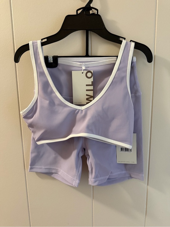 Wilo The Label Pants - NWT WILO Lilac Bike Shorts Set